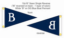 10x16 in "B" Pennant for Bobek - Flagladyusa
