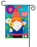 12x18 in Garden Gnome Linen Garden Flag - Flagladyusa