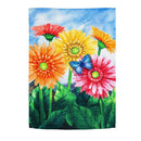 12x18 in Gerbera Daisies Textured Suede Garden Flag - Flagladyusa
