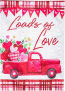 12x18 in Loads of Love Moire Garden Flag - Flagladyusa