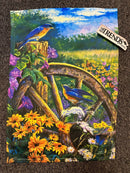 12x18 in Morning Melodies Suede Garden Flag - Flagladyusa
