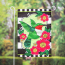 12x18 in Spring Hummingbird Applique Garden Flag - Flagladyusa