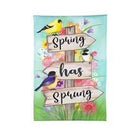 12x18 in Spring Sign Burlap Garden Flag - Flagladyusa