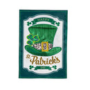 12x18 in St. Patrick's Day Top Hat Applique Garden Flag - Flagladyusa