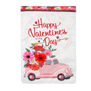 12x18 in Valentine's Floral Truck Applique Garden Flag - Flagladyusa