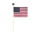 12x18 in Verona Brand US Flag w/ Solar Light - Flagladyusa