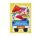 12x18 in Welcome Summer Truck Garden Flag - Flagladyusa