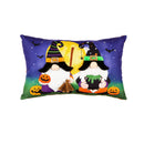 16x10 in Halloween Gnomes Lumbar Pillow - Flagladyusa