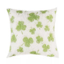 18x18 in Printed Shamrock Throw Pillow - Flagladyusa