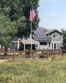 20' Heavy Duty Telescoping Flagpole - Flagladyusa