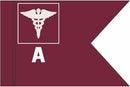 20x28 in Army Medical Command Guidon - Flagladyusa
