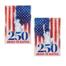 250th Anniversary America The Beautiful Moire Garden Flag - Flagladyusa
