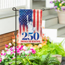 250th Anniversary America The Beautiful Moire Garden Flag - Flagladyusa