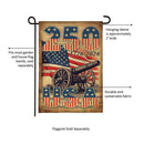250th Anniversary Cannons Burlap Garden Flag - Flagladyusa