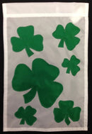 28x40 in Shamrock Cluster Banner with Border - Flagladyusa