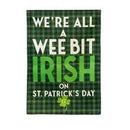 28x40 in Wee Bit Irish Burlap Banner - Flagladyusa
