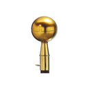 3 in Gold Aluminum Ball w/ Brass Ferrule - Flagladyusa