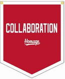 30x36 in Homage Collaboration Pointed Banner - Flagladyusa