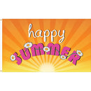 3x5 ft Happy Summer Flag - Flagladyusa