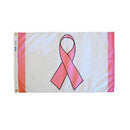 3X5 FT NYL - GLO RIBBON FLAG PINK - Flagladyusa