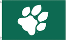 3x5 ft Ohio University Paw Print Flag - Flagladyusa