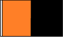 3x5 ft Orange and Black Blank (Collins Career Center) - Flagladyusa