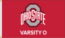 3x5 ft Red Varsity O Flag - Flagladyusa