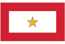 3x5 ft Sewn Service Star Flag - Flagladyusa
