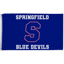 3x5 ft Springfield High School Block S Flag - Flagladyusa