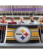 3x5 ft Steelers Deluxe Striped Flag - Flagladyusa