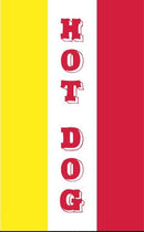 3x5 ft Vertical "Hot Dog" Fair Flag - Flagladyusa
