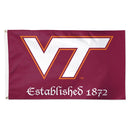 3x5 ft Virginia Tech"Established" Flag - Flagladyusa
