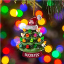 4 in LED Ceramic Ohio State Christmas Tree Ornament - Flagladyusa