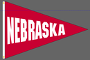 40x60 in Nebraska Big 10 Pennant - Flagladyusa