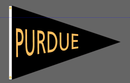 40x60 in Purdue Big 10 Pennant - Flagladyusa