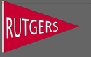 40x60 in Rutgers Big 10 Pennant - Flagladyusa