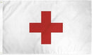 4x6 ft Sewn American Red Cross Flag - Flagladyusa