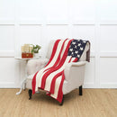 50x60 in Stars and Stripes Throw - Flagladyusa
