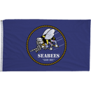 5x8 ft Navy Seabees Flag - Flagladyusa