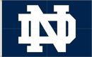 5x8 ft Notre Dame Flag Ahern - Flagladyusa