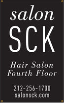 5x8 ft SCK Salon Vertical Banner - Flagladyusa