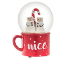 6" Resin Marshmallow Snowman Waterglobe - Flagladyusa