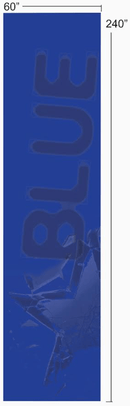 60x240 in Royal Blue Banner - Flagladyusa