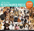All the Dogs 1000 Piece Jigsaw Puzzle - Flagladyusa