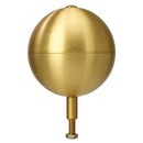 Aluminum Ball Topper for In - Ground Flagpoles - Flagladyusa