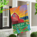 America the Beautiful Flag - Flagladyusa