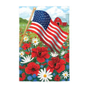 American Field Suede House Flag - Flagladyusa
