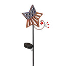 Americana Solar Garden Stake (Star) - Flagladyusa