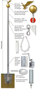 APEX 100 ft Internal Reinforced w/ Winch - Flagladyusa