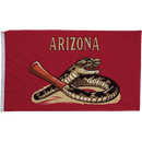 Arizona Diamondback Snake Baseball Flag - Flagladyusa